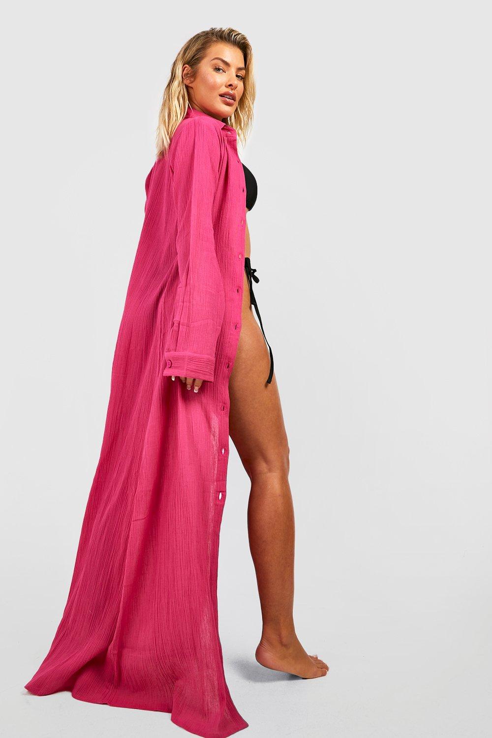 Baby pink cheap beach cover up